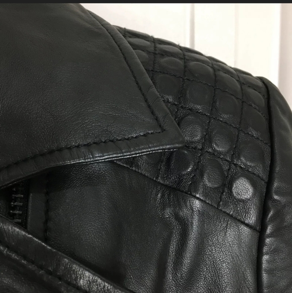 Trouve Leather Jacket Black Lambskin XS - Picture 4 of 7